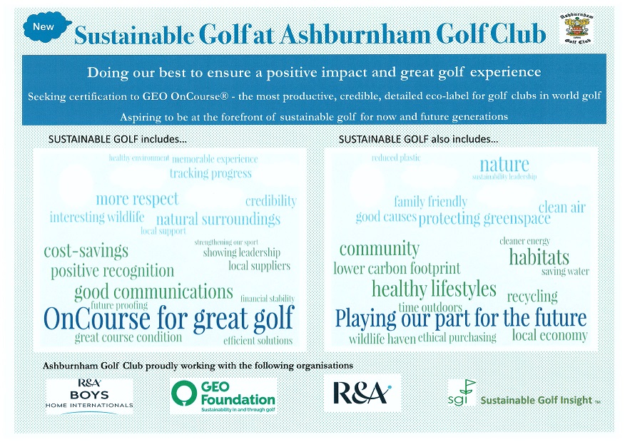 Sustainable Golf at Ashburnham